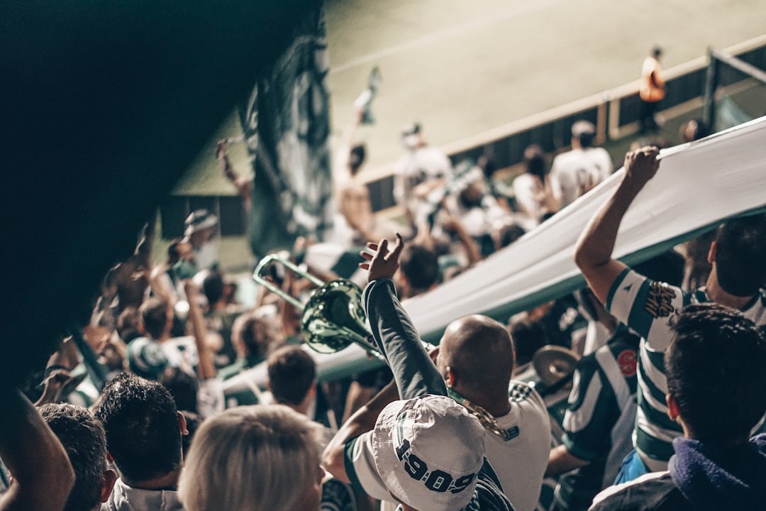 local football fans celebrating