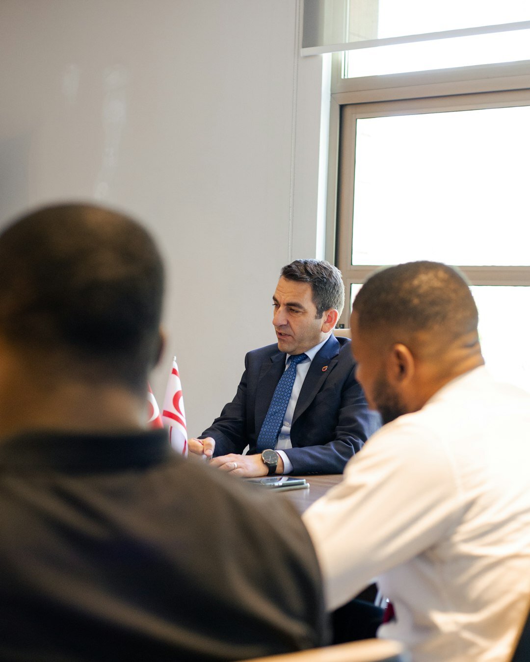 group of people discussing politics